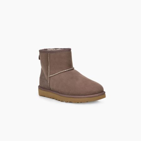 UGG Classic Mini II Brown Boots for Women (TWGF72195)